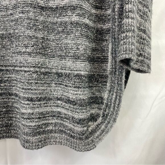 Anthropologie Field Flower Space Dye Gray Cowl Neck Tunic Sweater - Picture 16 of 16